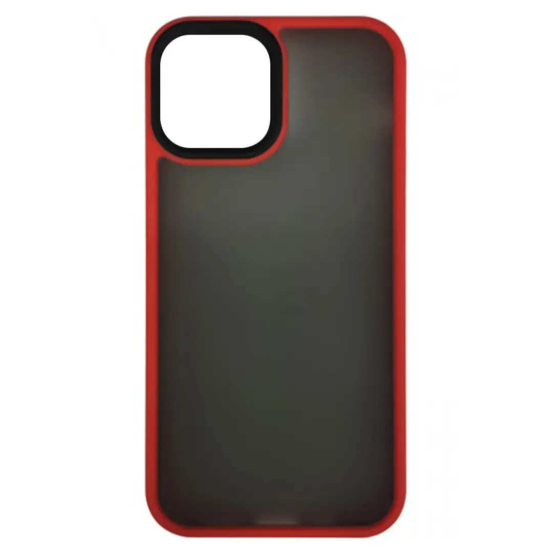 iPhone 15 Cam Smoke Twotone Red